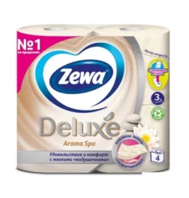 Бумага туал.Zewa Делюкс AromaSpa №8