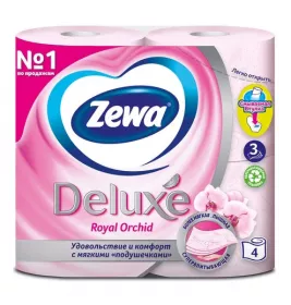 Бумага туал.Zewa Делюкс Орхидея №4