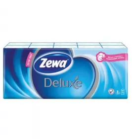*Платочки д/нос Zewa Deluxe №10 аромат