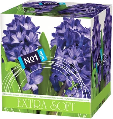 Хустинки Белла паперові 2-ш.косметичні №80 асорті