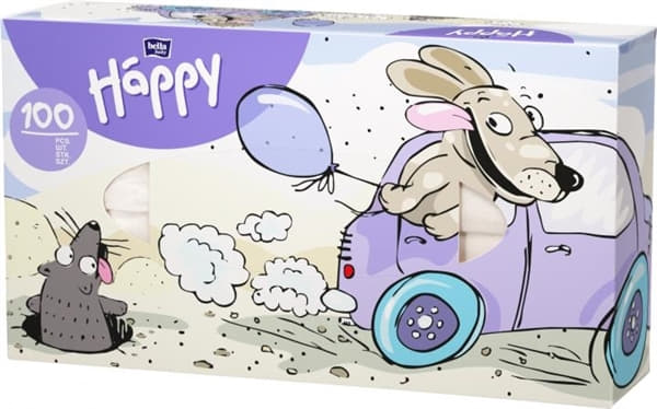 *Платочки Белла Baby Happy 2-х сл. №100 *Платочки Белла Baby Happy 2-х сл. №100