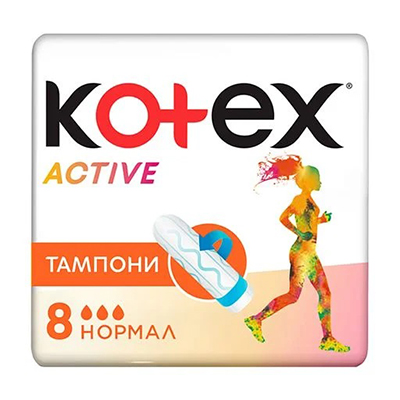 Тампоны Kotex Active нормал №8 Тампоны Kotex Active нормал №8