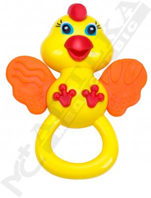 Брязкальце-прорізувач Бебеліно Курчатко з 3+ місяців