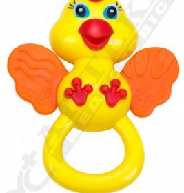 Брязкальце-прорізувач Бебеліно Курчатко з 3+ місяців