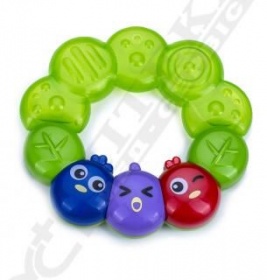 Брязкальце-прорізувач Бебеліно з водою Пташки з 3+ місяців