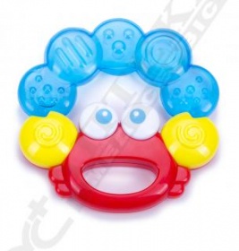 Брязкальце-прорізувач Бебеліно з водою Краб з 3+ місяців