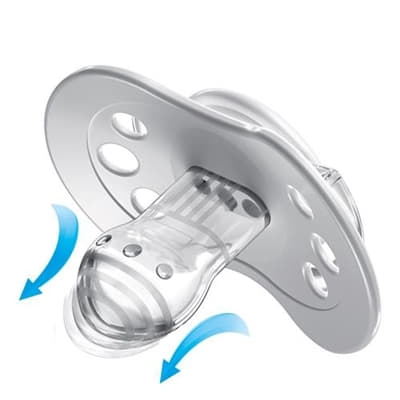 *LOVI пустушка силіконова динамічна 3-6м.2шт Stardust 22/893-green