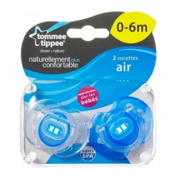 Пустушка Tommee Tippee 43335963 Ортодонтична дихаюча 0-6 міс. 2 шт.