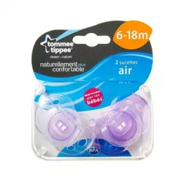 Пустушка Tommee Tippee 43336063 Ортодонтична дихаюча 6-18 міс. 2 шт.
