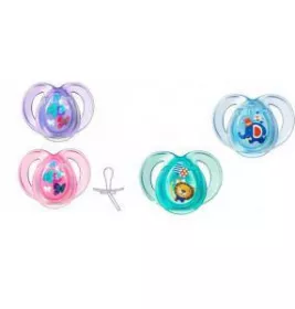 *Пустушка Tommee Tippee 43336463 Ортодонтична універсальна 6-18 міс. 2 шт.