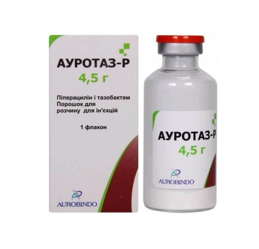 *Ауротаз-Р пор. д/п р-ну д/ін. 4,5г фл. №1 Ауробиндо