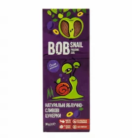 *Bob Snail цукерки натуральні яблучно-сливові 30г