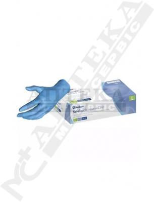 *Рукавички Safe-Touch оглядові нітрил текстурні нестерильні без пудри L