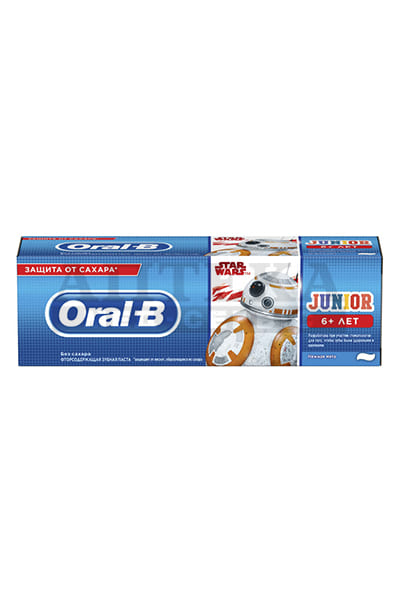 *Зубная паста ORAL-B Junior для детей Нежная мята 75мл *Зубная паста ORAL-B Junior для детей Нежная мята 75мл