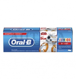 *Зубна паста ORAL-B Junior для дiтей Нiжна м'ята 75мл