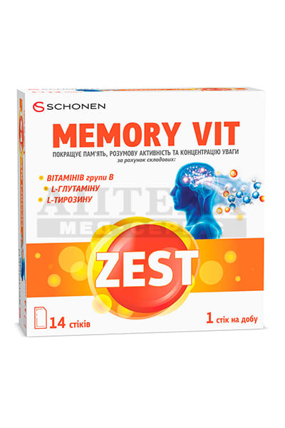 *Зест Меморі Віт стік №14