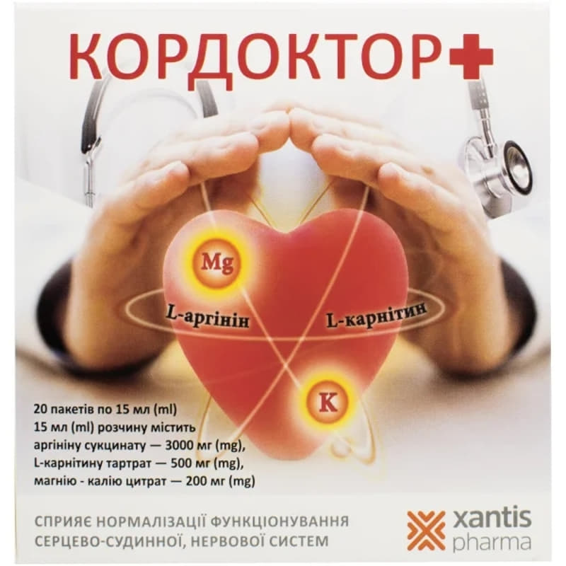 *Кордоктор Плюс р-р д/внутр.прим.саше 15мл №20 *Кордоктор Плюс р-р д/внутр.прим.саше 15мл №20