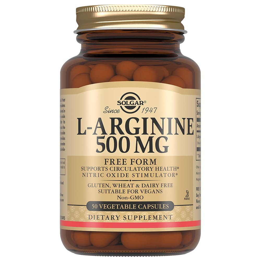 *Солгар (Solgar) L-Аргінін 500мг капс. №50