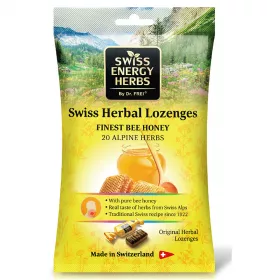 Льодяники Swiss Energy 20 Альпійських трав+Мед 55г №12