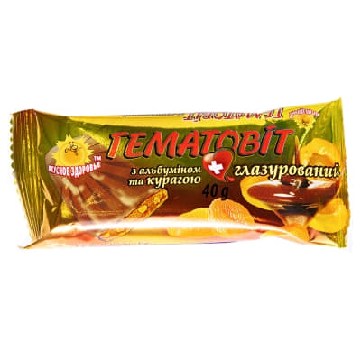 *Гематовит с курагой глазированный Фарморганик *Гематовит с курагой глазированный Фарморганик