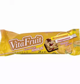 *Батончик-мюслі Vita Fruit медова динька 25г