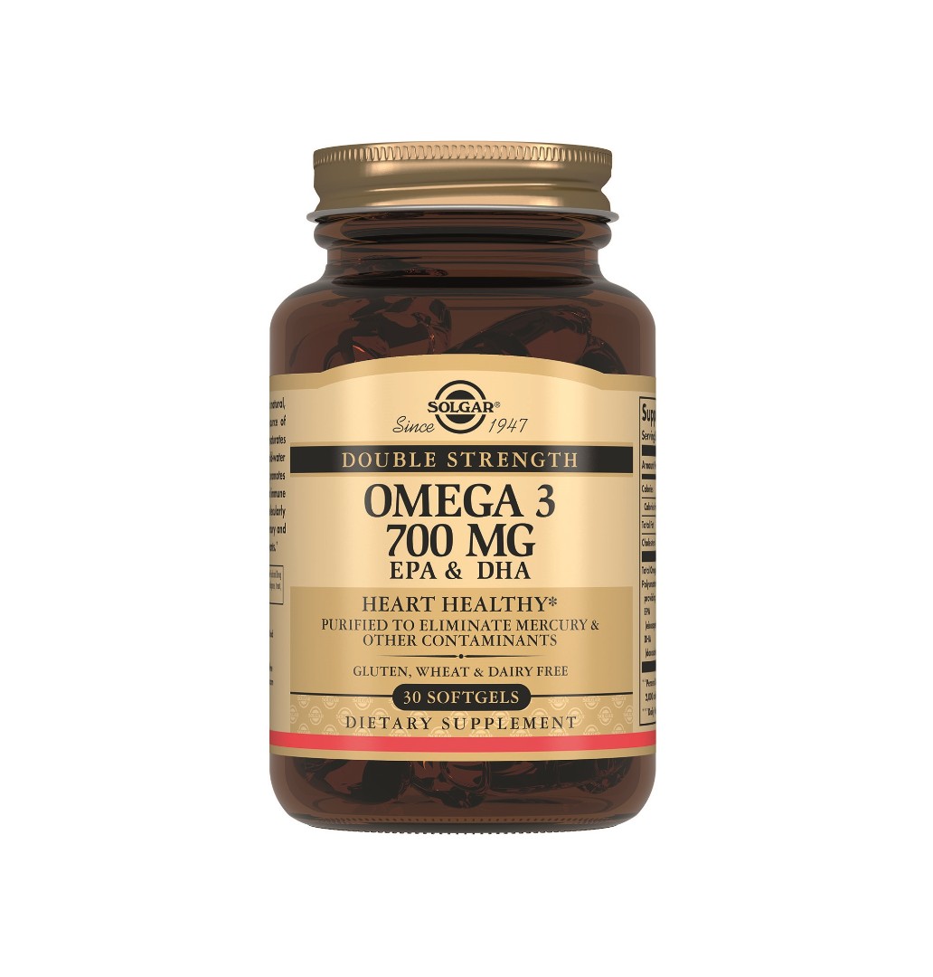 Солгар (Solgar) Омега-3 подвійна ЕПК та ДГК 700мг капс. №30
