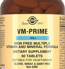 Солгар (Solgar) Вітамінно-мінеральний комплекс VM Prime 50+ табл. №60
