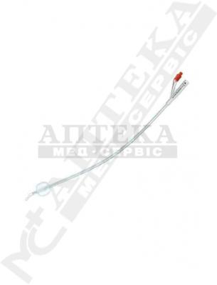 Катетер Фолея MEDICARE 2-ход. силіконовий Fr18