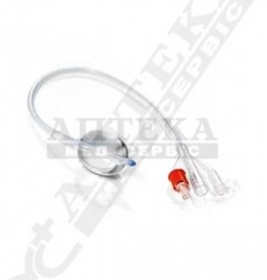 *Катетер Фолея MEDICARE 3-ход. силіконовий Fr22