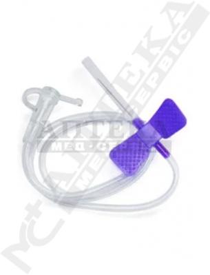 *Катетер MEDICARE Батерфляй 24G фіолетовий