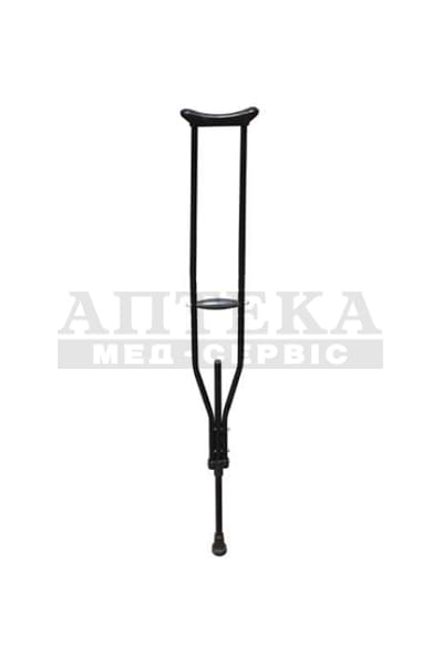 *Милиця пахвова Medok двостійкова регульована за висотою сталева (розмір M) MED-02-005