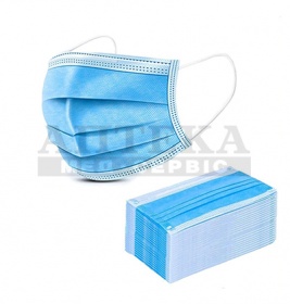 *Маска 3-шарова з еластичними петлями №1