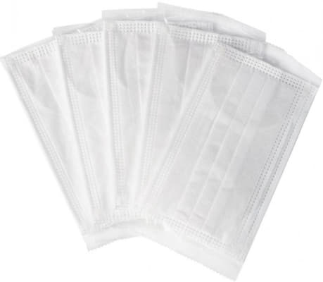 *Маска 3х-сл.ABIFARM мед.стер.белая М98 №5