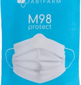 *Маска 3х-сл.ABIFARM мед.стер.белая М98 №5