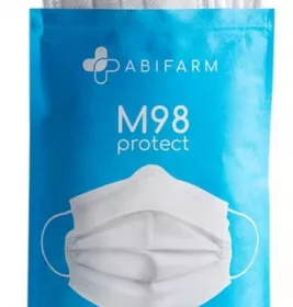 *Маска 3х-ш.ABIFARM мед.стер.біла М98 №5