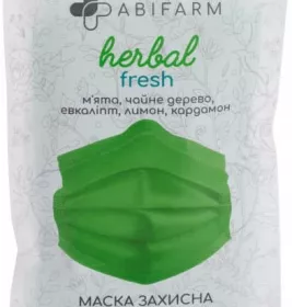 *Маска 3х-сл.ABIFARM защ.стер.с эфир.маслами HERBAL FRESH №5