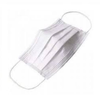 Маска 3-шар.мед.типу1 МС біла №1