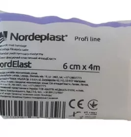 *Бинт Nordeplast НордЭласт фикс.эластичный 6см*4м