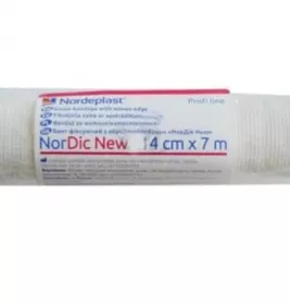 *Бинт Nordeplast бавовняний з обробленим краєм NorDic 14см*7м