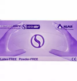 *Рукавички Sempercare мед.нітрил.нестерил.б/пудр.M (7-8) Nitril Skin2 (100 пар)