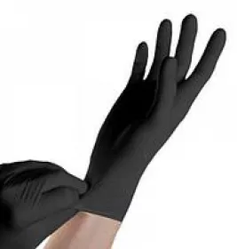 *Перчатки Safe-Touch Advanced см.нитр.текст.н/ст.б/п.р.L черные (50 пар)