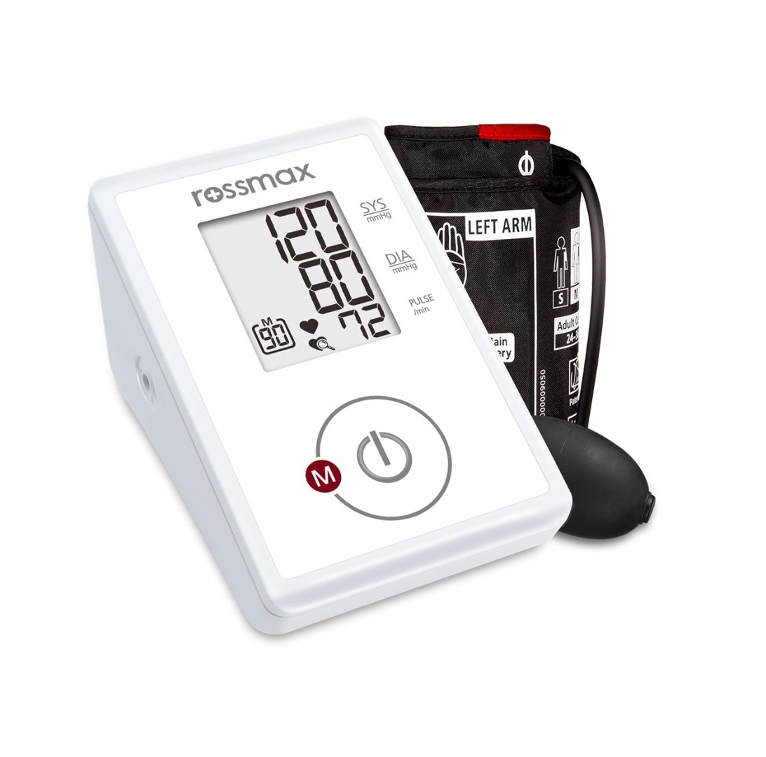 *Вимірювач артеріального тиску та частоти серцевих скорочень Rossmax CH91