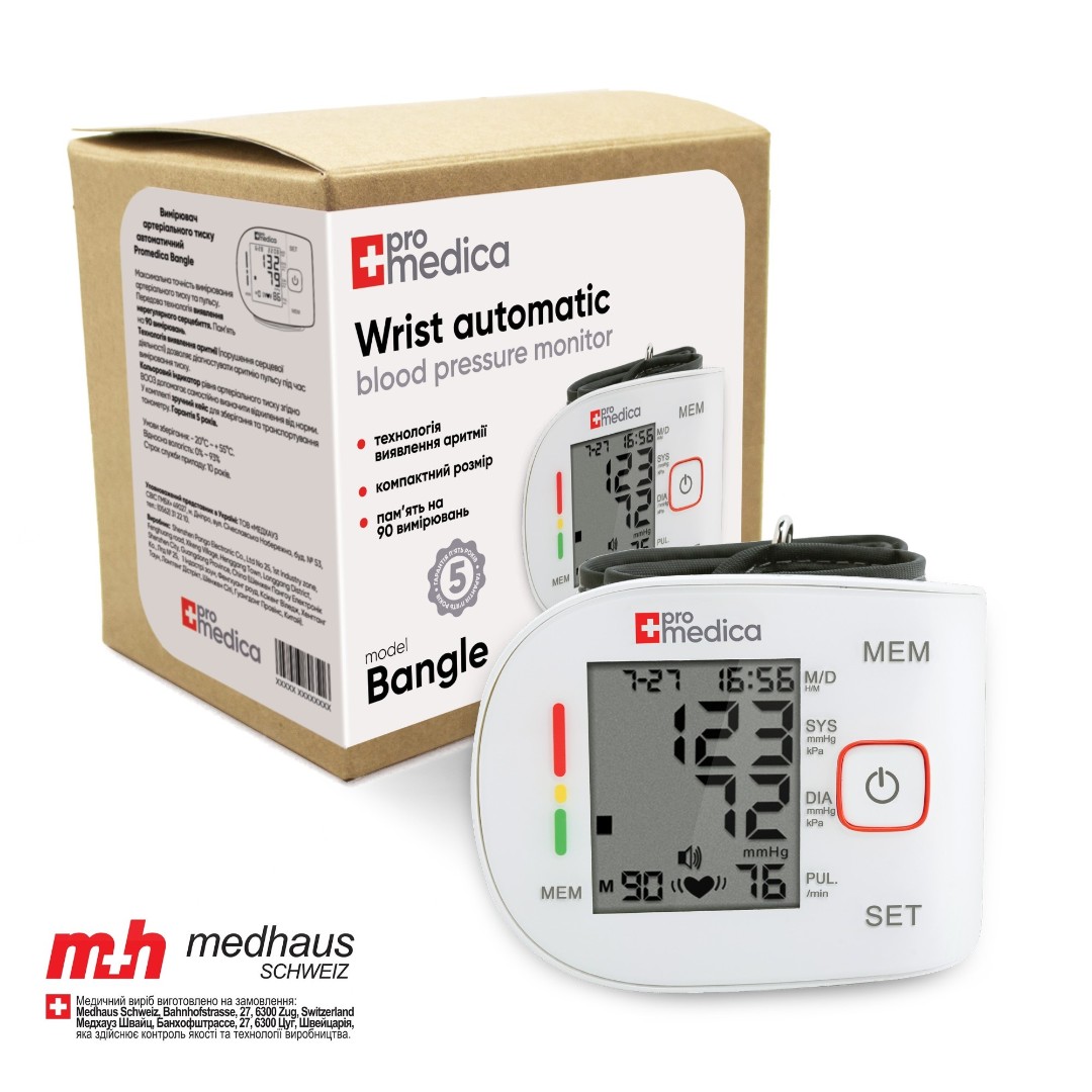 Тонометр на зап'ястя ProMedica Bangle
