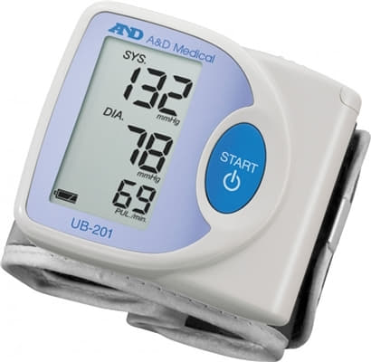 *Тонометр A&D електронний UВ-201 на зап'ястя
