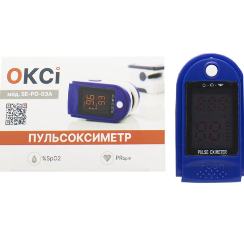*Пульсоксиметр ОКСІ мод.SE-PO-03A