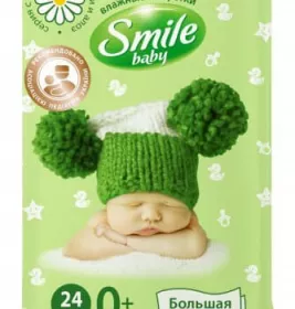 *Салфетки влажные Smile Вaby №24 сбор трав