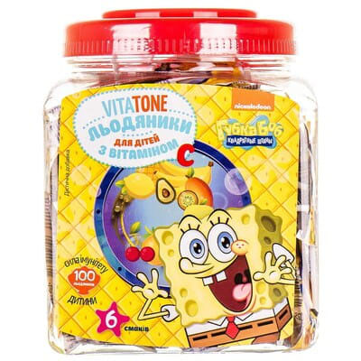 *Вітатон льодяники з віт. С №1 (100 шт.в банці)