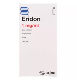 Ерідон розчин оральний 1 мг/мл по 30 мл у флаконі з піпеткою