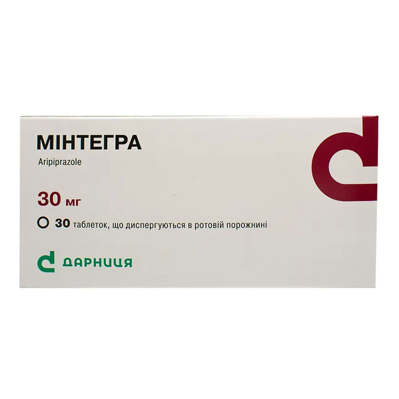 Минтегра-Дарница таблетки по 30 мг 30 шт. Минтегра-Дарница таблетки по 30 мг 30 шт.