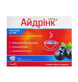 Айдрінк порошок зі смаком чорної смородини по 5.2 г у саші 10 шт.